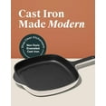 thumbnail image 2 of Caraway 1.8 qt Enameled Cast Iron Sauce Pan with Lid – Cast Iron Pot for Sauces, Grains & Reductions – Safe For Stovetop & Oven – Durable, & Easy to Clean – Cream, 2 of 4