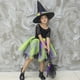 thumbnail image 5 of Conjunto de falda tutú de bruja para niñas, disfraz de fiesta de Carnaval de Halloween, tutú para bebés, faldas de tul para niños con sombrero, escoba 1-14, 5 of 5