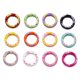thumbnail image 2 of 5 piezas/lote de cierres de resorte de anillo redondo de metal multicolor, mosquetón, ganchos para llavero, cadena para perro, suministros de conector de hebilla de joyería DIY, 2 of 5