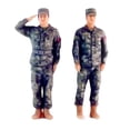 thumbnail image 2 of Wweixi 2 Pieces 1/64 Scale Men Figure Scene Landscape Diorama Tiny for Micro DIY People, 2 of 6