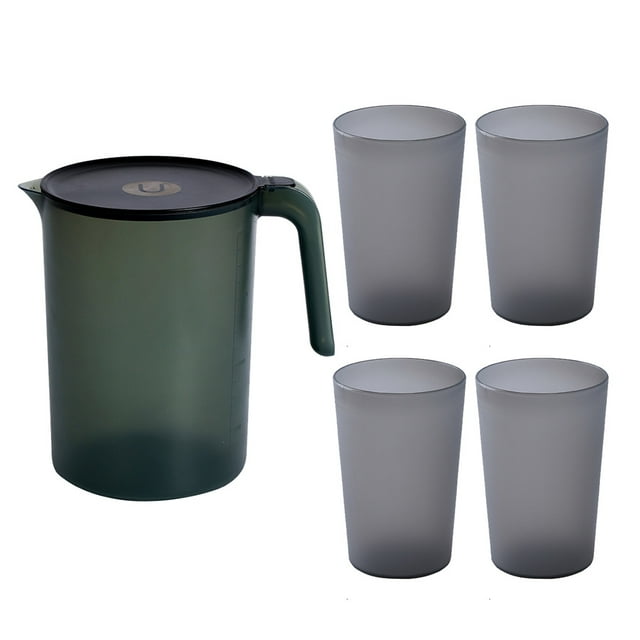 Shisuyan Portable Water Kettle Water Pitcher Set Plastic 1 Set 7.3X5.3in