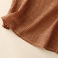 thumbnail image 4 of Rhuody Tank Tops Women Crewneck Wide Strap Linen Loose Fit Sleeveless Stylish Plus Size Undershirt Versatile Clothes 3Xl Green, 4 of 8