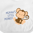 thumbnail image 4 of Inktastic Memaw's Little Monkey Boys or Girls Baby Bib, 4 of 4