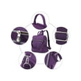 thumbnail image 6 of Luxtrada Backpack Purse for Women Men Book Bags Travel College Shoulder Bags，Gray, 6 of 9