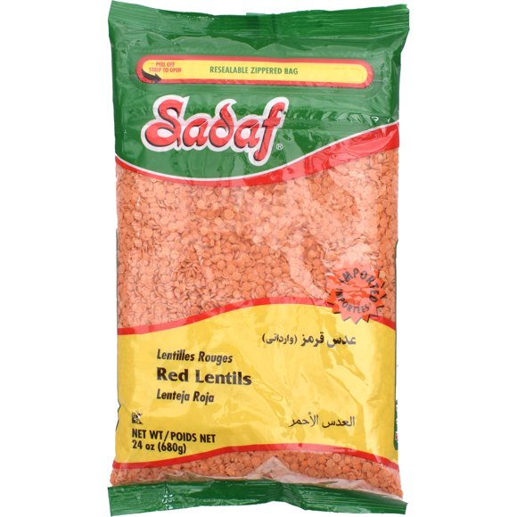 Sadaf Red Lentils, 680g