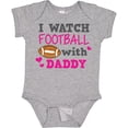 thumbnail image 3 of Inktastic I Watch Football with My Daddy Boys or Girls Baby Bodysuit, 3 of 5