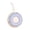 Blue, variant on Donut Shaped Pocket Portable Lint Roller Refillable High Adhesive Sticky Sheets Mini Pet Hair Lint Dust Remover for Travel Clothes Sofas Car Interiors(Blue-9cm)
