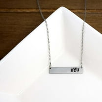 Fan Frenzy Gifts BYU Cougars Officially Licensed Bar Necklace