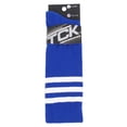 thumbnail image 3 of Dugout 3 Stripe Over the Knee Baseball Socks Pattern B (Royal/White, Medium), 3 of 5