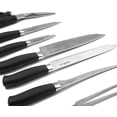 thumbnail image 2 of Ensemble de Couteaux Camp Chef KSET9 avec Manche en Caoutchouc Inoxydable et Sac de Transport de Luxe, 9 Pcs, 2 of 8