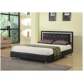 thumbnail image 3 of Best Master Furniture Queen Size Crystals and Rhinestones Headboard Platform Bed, Black, 3 of 3