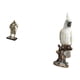 thumbnail image 5 of Escultura de loro caballero europeo, figura de resina, estatua creativa de animal, adorno de escritorio para entrada, sala de estar, centro de mesa, d, 5 of 8