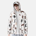 thumbnail image 3 of Pofeuu Yoga Labrador Retriever Print Sun Protection Outdoor Lightweight Full Zip UV Cooling Hoodie Long Sleeve Summer Clothing for Outdoor Hiking-XX-Large, 3 of 5
