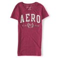 thumbnail image 1 of Camiseta adornada Aeropostale New York 87 para mujer morado pequeña, 1 of 2
