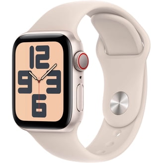 Apple Watch SE 2nd Gen, GPS + LTE, Silver Case, 40mm, White Sport
