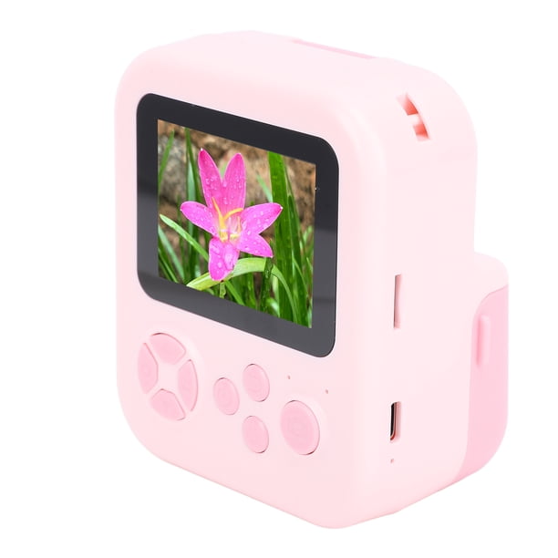 Impresión Instantánea Cámara Para Niños, Cámara Digital 1080P Impresión Instantánea Con Pantalla 2,4 Pulgadas Y 3 Rollos Papel Y Juegos, Juguetes Cumpleaños Navidad