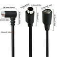 thumbnail image 5 of AOOOWER S Video Cable 4 Pin Male To Male Gold Connector Cord For TV Monitoring Optional, 5 of 13