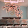 thumbnail image 4 of DIY cherry magic willow lamp, 5.25FT 72 LED pink cherry tree branch lamp for wall decoration, remote timer, 8 lighting modes, cherry lamp bedroom door Christmas decoration, 4 of 6
