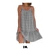thumbnail image 4 of Minnieouse Maxivestido de fibra multifuncional y elegante para mujer, vestido bohemio Vintage con hombros descubiertos, vestido de verano para Vestidos gris 2XL, 4 of 5