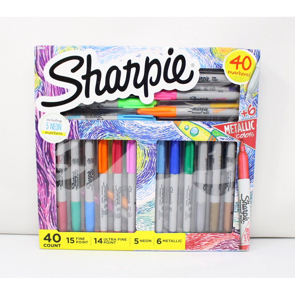 Sharpie Assorted Color Permanent Markers 40 Count