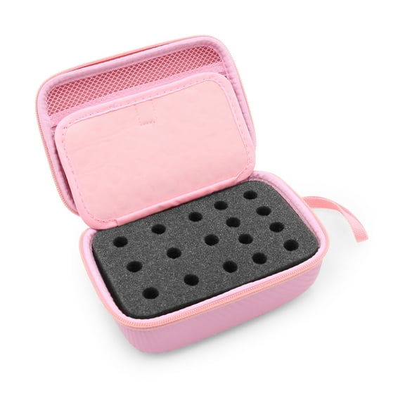 CASEMATIX Cricut Tool Organizer fits up to 17 Cricut Blades - Tool Box Organizer for Cricut Joy and More fits Cricut Blade Debossing Tip and Others - Includes Tool Bag Organizer Only, Pink