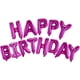 thumbnail image 1 of Globos de feliz cumpleaños, pancarta con letras en 3D y lámina de mylar, decoración inflable para fiestas y eventos para niños y adultos, reutilizable, ecológica y divertida, 1 of 6