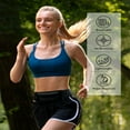 thumbnail image 6 of WATERFLY Unisex Adjustable Sports Jogging Fitness Nylon Running Waist Belt Elastic Band,Black, 6 of 7