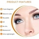 thumbnail image 3 of Magnetic Eyelashes, Reusable 3d Magnetic False Eyelashes Fake Eye Lashes, No Glue 3 Magnets Natural Look Eyelashes Extensions With Tweezers For Women-, 3 of 5
