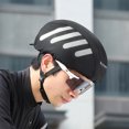 thumbnail image 1 of Cubierta protectora para casco de bicicleta de carretera MTB con tira reflectante, tapas para bicicleta, cubierta para lluvia con cordón, PVC Universal para cascos de ciclismo, 1 of 9