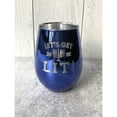 thumbnail image 2 of Slant Collections "Let's Get Lit" Hanukkah 20oz Stemless Wine Glass with Menorah, 2 of 4