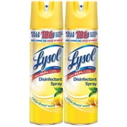 2X - Lysol Lemon Disinfectant Spray - 19oz/2ct
