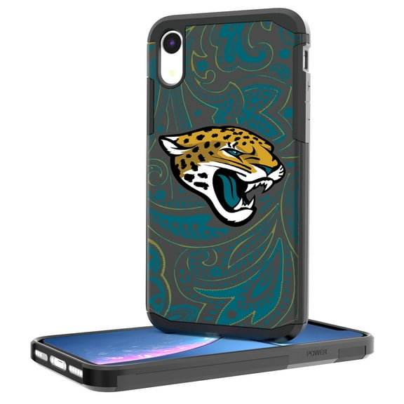 Jacksonville Jaguars iPhone Rugged Paisley Design Case