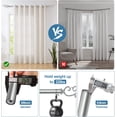thumbnail image 6 of Urbanest Adjustable Single Curtain Rod Set Julietta Finials – 5/8 -Inch Diameter, With Pewter Rod, 28–48 Inches, 6 of 6