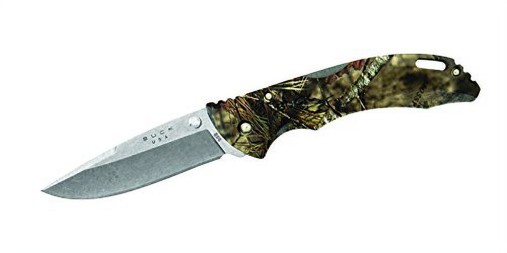 Buck Knives 286 Bantam BHW Folding EDC Knife, 3-3/4” Pocket Knife Blade, Mossy Oak Country Camo, 3.2 oz