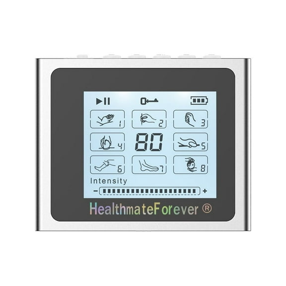 HealthmateForever NTS8 TENS Unit & Muscle Stimulator (Silver)
