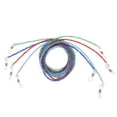 thumbnail image 4 of OULII 4 Pcs Chaînes pour Lunettes Femmes Rouge Acrylique Antidérapant Repose-Nuque Chaîne pour Lunettes de Lecture Usage Quotidien, 4 of 7