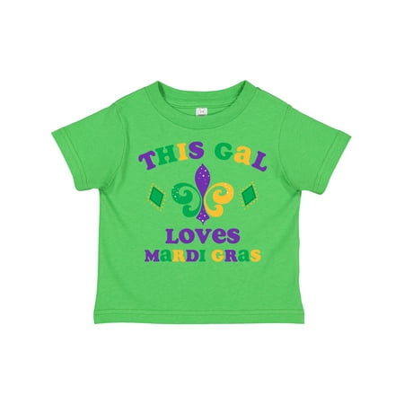 

Inktastic This Gal Loves Mardi Gras Boys or Girls Toddler T-Shirt