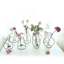 COSMOBETTY Flower Holder Rack Wrought Iron Flower Stand 1Pack for Garden