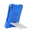 thumbnail image 5 of Dteck Kids Case for iPad mini A17 Pro 8.3 inch 2024,iPad mini 6th Gen Shockproof Rugged EVA Kids Friendly Case 360 Degree Rotating Kickstand Stairs Back Cover,Blue, 5 of 7