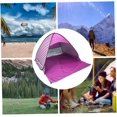thumbnail image 4 of Portable Beach Tent Sun Shelter for Outdoor Activities Purple Beach Shade (Include Tent), 4 of 5