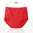 thumbnail image 3 of Bigersell Women Cotton Underwear Clearance Womens Thong Underwear Briefs Panty Style P-991 Polyester Cheeky Panties G String Thongs Ladies Briefs High Waist Women's Panties Red L, 3 of 3