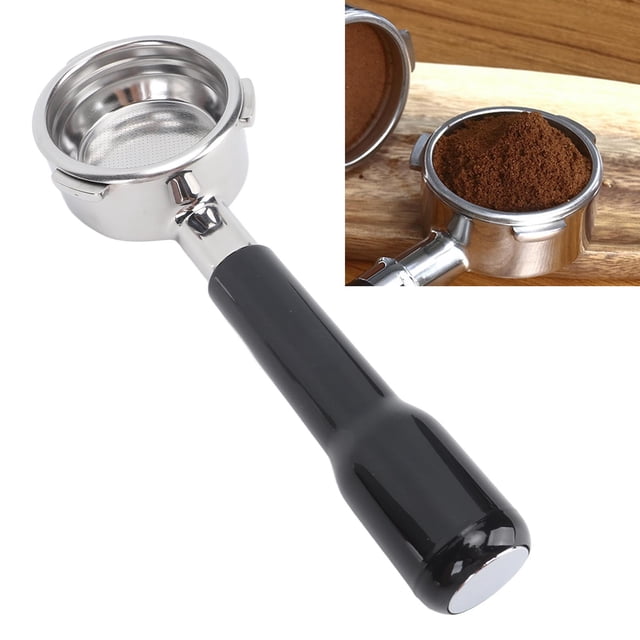 Portafiltro Sin Fondo De Café De 58 Mm Y 3 Orejas Para Cafetera Barsetto, Cesta De Filtro De Acero Inoxidable Adjunta Con Portafiltro Sin Fondo Desmontable, Fácil De Limpiar