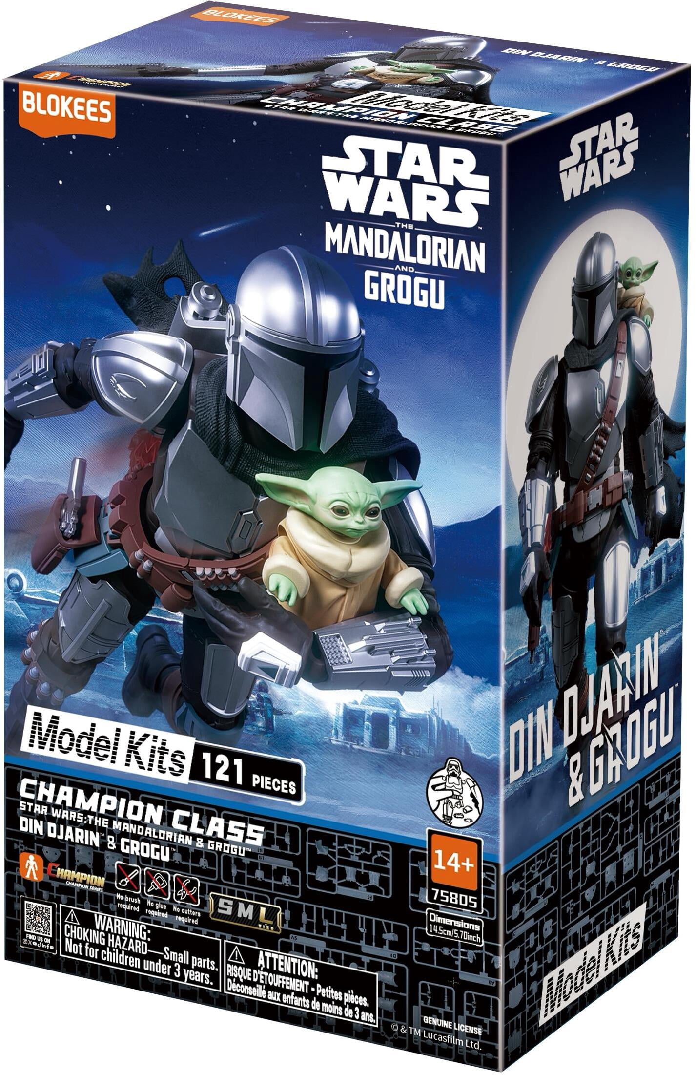 キャラクター BLOKEES Star Wars The Mandalorian Grogu Blokees Star Wars: The Mandalorian & Grogu Din Djarin & Grogu