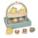 thumbnail image 5 of Juego De Simulación De Té De La Tarde, Sin Rebabas, Juego De Té De Simulación Inodoro, Juguete De Alta Simulación, Madera, Plástico, Interactivo, No Tóxico Para Niñas, 5 of 7