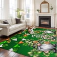 thumbnail image 3 of St. Patrick's Day Area Rug 6x9 Washable Rug Non Slip Spring Shamrock Gnomes Balloons Flag Green Large Area Rug Soft Stainresistant Indoor Floor Carpet for Living Room Bedroom Home Office Dining Room, 3 of 8