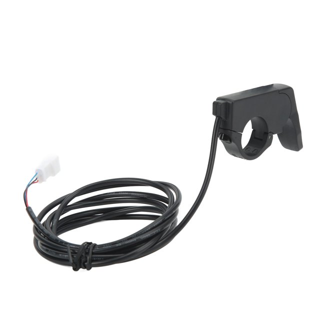 Universal Left/Right Electric Bike Thumb Throttle - High-Quality ABS Material, Stable & Sensitive Speed Control, SM Connector, Fits Most 22.2mm Handlebar Electric Bikes & Scooters, Durable