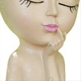 thumbnail image 5 of Cute Head Flower Pot/Face Flower Pot, For Indoor Plants Khaki, 5 of 5