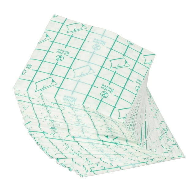 EcoNesxp 3 Inch 100 Pieces Elastic Transparent Film Dressing Adhesive Large Waterproof Bandage Transparent Waterproof Bandage Cover for Swimming Shower 3 x