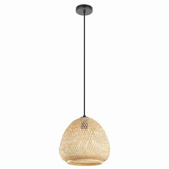 43261A Eglo Lighting Dembleby - 1 Light Pendant In Transitional Style-11.81 Inches Tall and 12.6 Inches Wide     -Traditional Installation