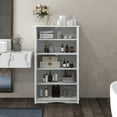 thumbnail image 5 of Costway Bathroom Storage Cabinet Linen Storage Cabinet with Doors and Adjustable Shelves White, 5 of 11